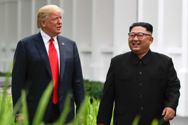  Tổng thống Donald Trump và nhà lãnh đạo Kim Jong-un 