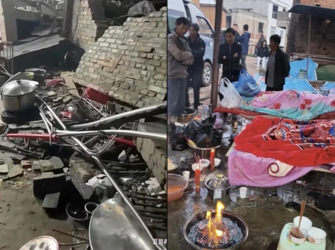 Sập tường cao gần 3m ở đám tang khiến 6 người tử vong tại chỗ