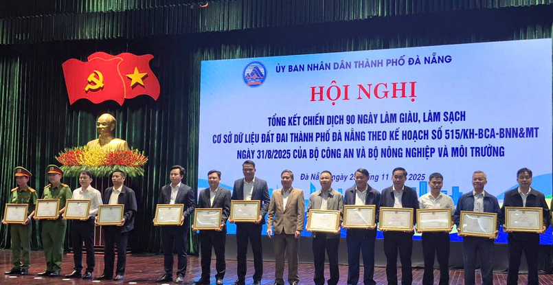 Đà Nẵng hoàn thành Chiến dịch 90 ngày làm sạch dữ liệu đất đai