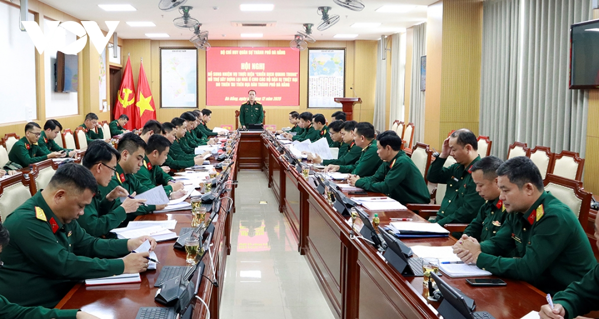 Đà Nẵng đẩy mạnh chiến dịch Quang Trung dựng lại nhà giúp dân