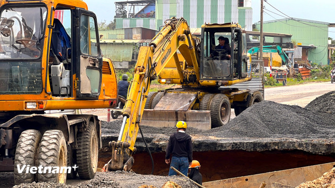 Đà Nẵng: Dự án trọng điểm Quốc lộ 14B ách tắc vì thiếu đất đắp