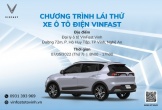 VinFast Vinh tổ chức lái thử xe điện VinFast VF e34 tại Thành phố Vinh