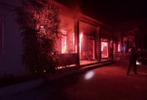 Trụ sở UBND xã ở Quảng Nam bốc cháy ngùn ngụt trong đêm