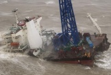 Trung Quốc: Chìm cần cẩu nổi ở Quảng Đông, 27 người mất tích