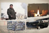 Một năm thử nghiệm tên lửa nhiều kỷ lục của Triều Tiên