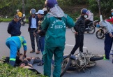 Đà Nẵng: Trượt ngã vào giải phân cách, 2 thanh niên bất tỉnh