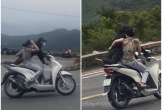 Vụ đôi nam nữ chạy xe SH “diễn xiếc” trên đèo Hải Vân: Công an đang xác minh