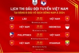 Chi tiết lịch thi đấu của đội tuyển Việt Nam tại AFF Cup 2024