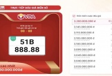Biển số siêu VIP 51B-888.88 được chốt giá rẻ bất ngờ