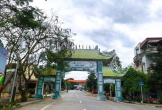 Mưa gió khiến cổng chào khu di tích Lam Kinh bị đổ sập