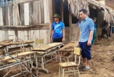 Nữ sinh lớp 9 bị lũ cuốn, nhiều trường học ở Thanh Hóa hư hỏng nặng do bão